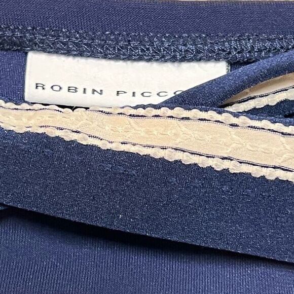 NWT Robin Piccone Abi Navy Twist Bikini Bottoms Sz S - Picture 8 of 9